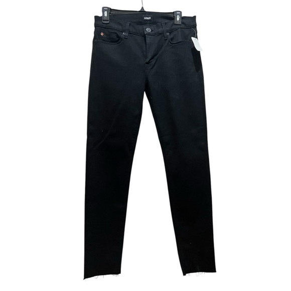 Hudson Krista Ankle Supper Skinny Jeans, size 30, color is dark black. - Picture 3 of 14
